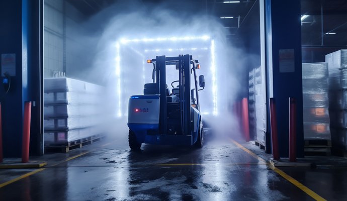 冷庫(kù) AGV 機(jī)器人無(wú)線充電模式-魯渝能源引領(lǐng)高效未來(lái)